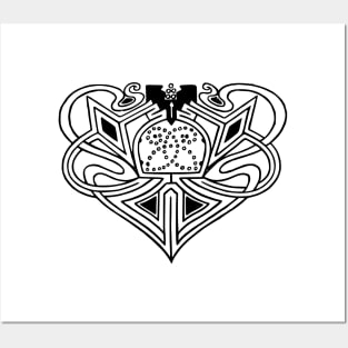 Medieval Celtic Heart Posters and Art